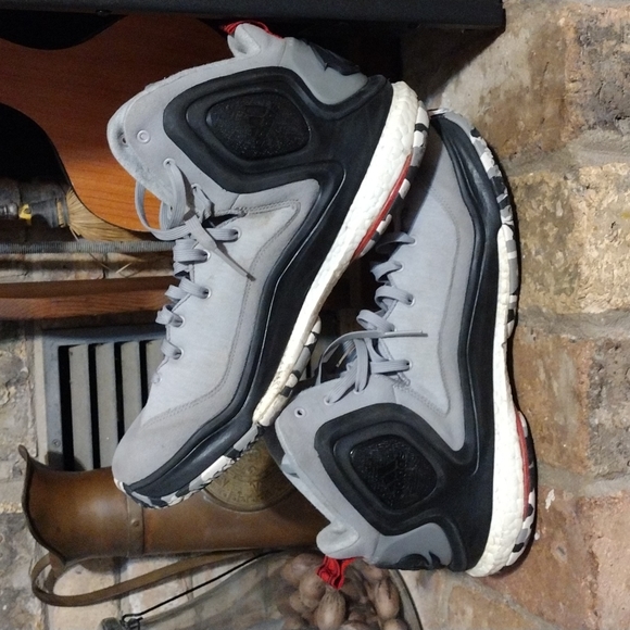 Rare Adidas 2015 D Rose 5 Boost 'Light Onyx C76798 S 13 Chicago Bulls BB Shoes - Picture 5 of 15